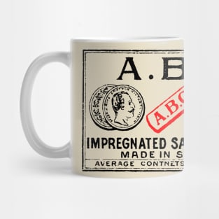 ABC vintage Matchbook Mug